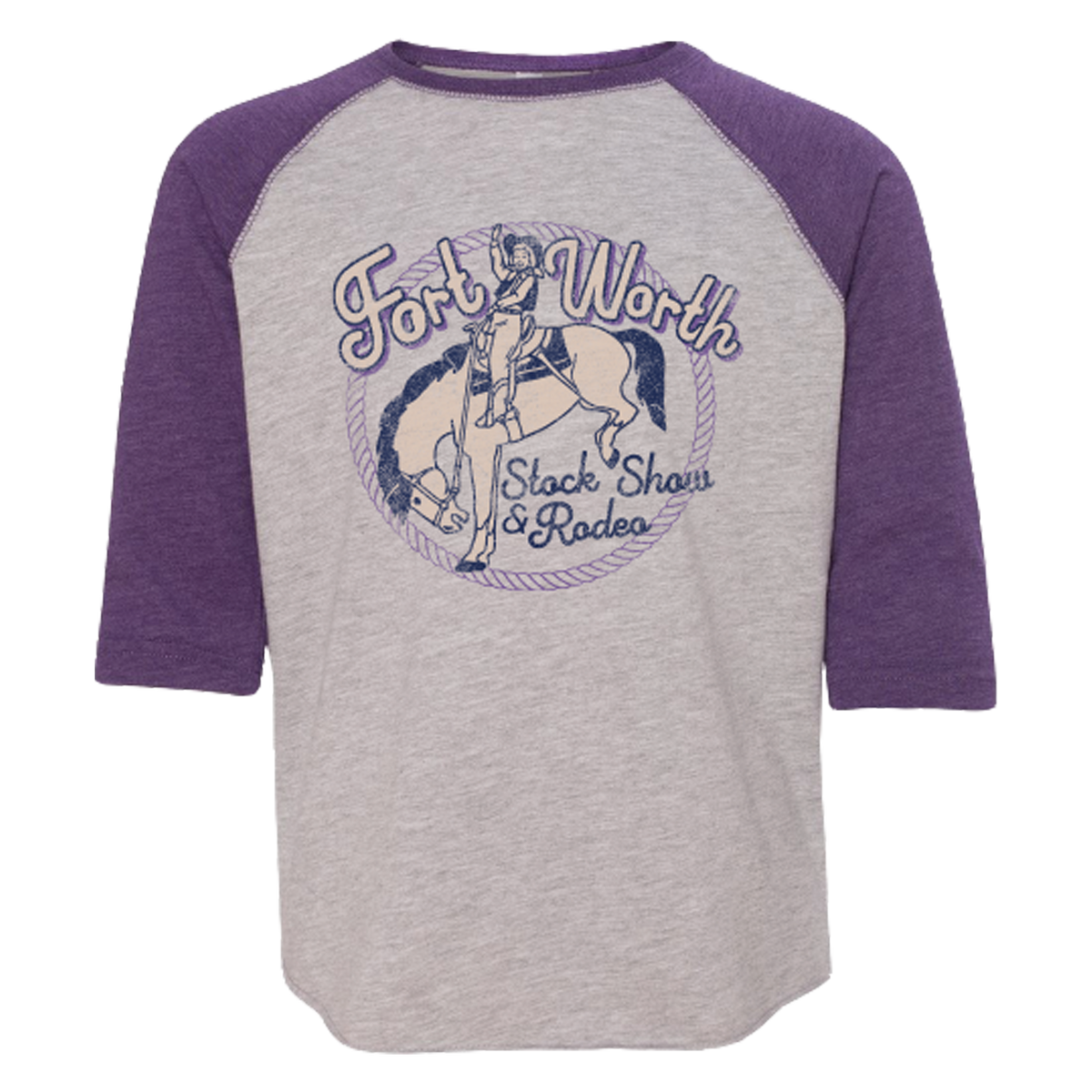 2024 Retro Rider Youth Raglan Tee